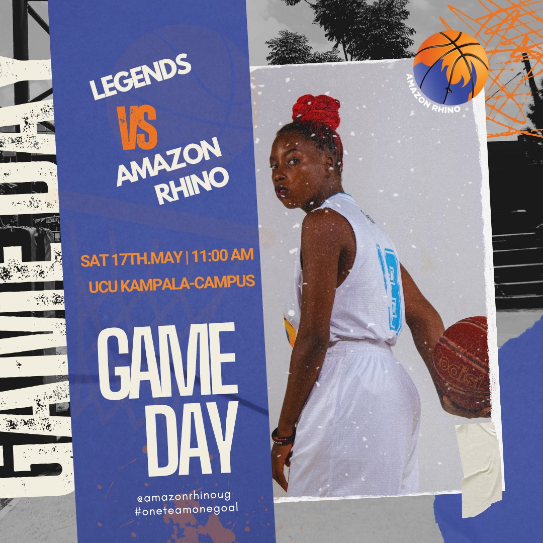 amazonrhinoug's tweet photo. Back-to-back game weekend for us.

We hit the court this #Saturday at UCU Kampala-Campus and again on #Sunday at Nakivubo Stadium.
Double the action. Double the energy. Let’s make it count
@rhinos_uganda
@FUBA_DIV1AND2
#AmazonRhinoUg #GameWeekend #OneTeamOneGoal #WomenInSports https://t.co/KWz0IdPAO8