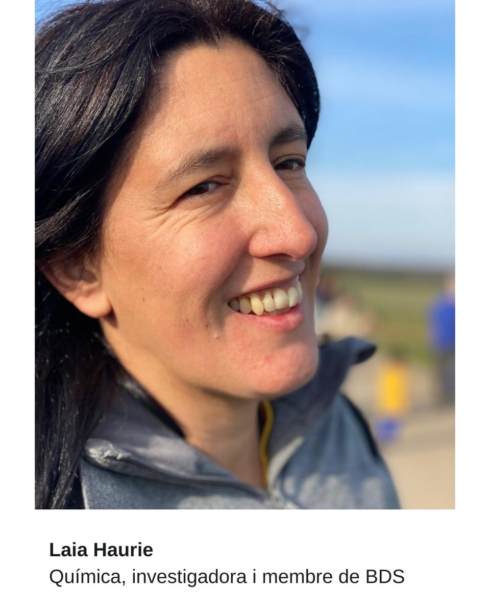 EsplugaForums's tweet image. Voleu saber més sobre els convidats del debat de demà, 17 de maig?

LAIA HAURIE
Química, investigadora i membre de @BDSCatalunya, de @proucomplicitat i de la Red Universitaria x Palestina redxpalestina.org

#Begues #BaixLlobregat #tecnociencia