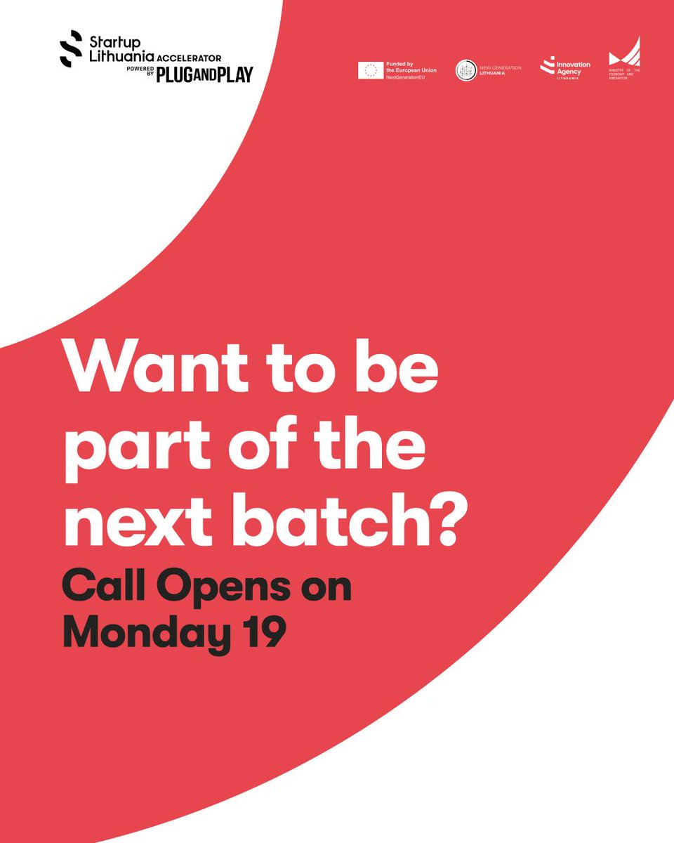 PlugandPlayTC's tweet image. What an amazing start to the #StartupLithuania Accelerator powered by Plug and Play, Batch 4! 🚀
Here's to an exciting year of growth and impact for these startups and the Lithuanian tech community

#PNPTCLithuania #accelerationprogram #fundingopportunities