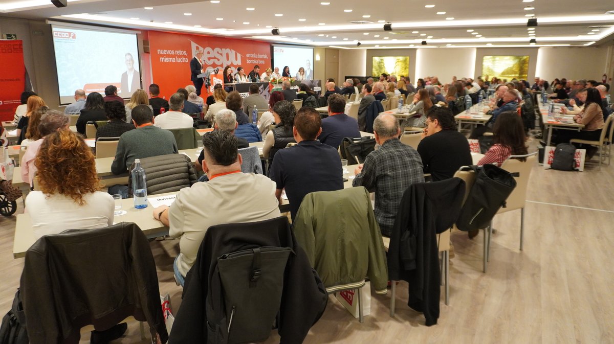 Félix Taberna (@felixtaberna_na) on Twitter photo Esta mañana he asistido al XIII Congreso de <a href="/ccoonavarra/">CCOO Navarra</a>. Un momento especial que marca una etapa de cambio en la Secretaría General del sindicato. Esta mañana he asistido al XIII Congreso de <a href="/ccoonavarra/">CCOO Navarra</a>. Un momento especial que marca una etapa de cambio en la Secretaría General del sindicato.