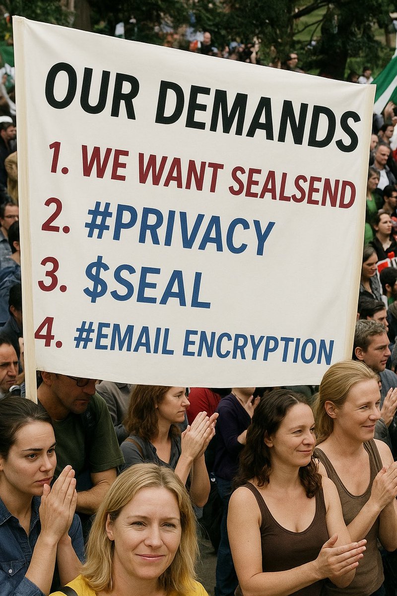TopmanpeeX's tweet image. Sealsend is building something the internet truly needs—a Web3 email platform where your privacy is not optional, it&apos;s guaranteed. They&apos;re reimagining how we communicate online, making security seamless and trust automatic.

#SealSend #Web3Privacy #EncryptedEmail
#ION