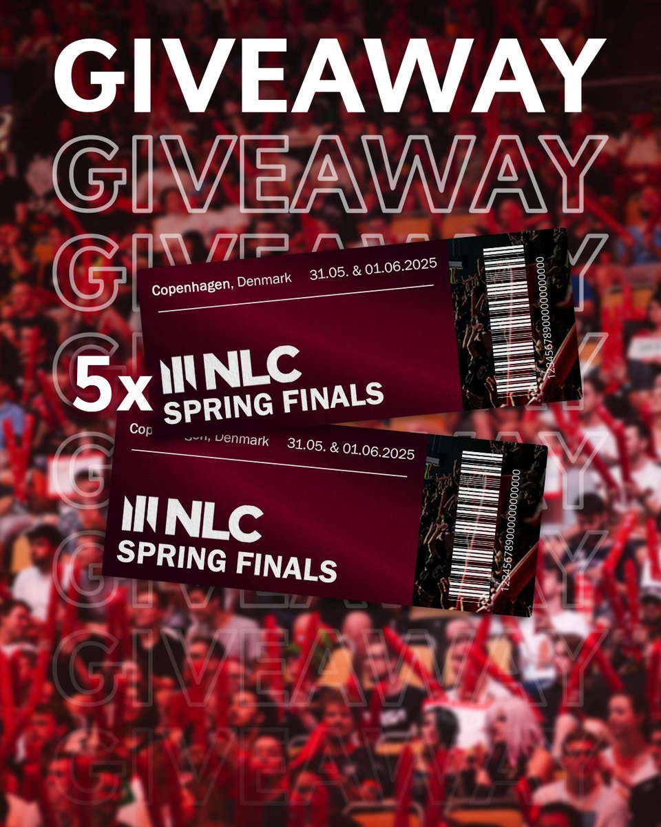 KITKATGaming's tweet photo. Ready for an epic weekend at the @NLClol Spring Final in Copenhagen? 🇩🇰😎

We’re giving away 5x2 tickets for 31 May &amp; 1 June! 🎟️ 

To participate:
➡️ Follow @KITKATGaming 
➡️ Like, retweet, and comment how long you've been a fan of the NLC! 🔥 https://t.co/5kwIeHJkOe