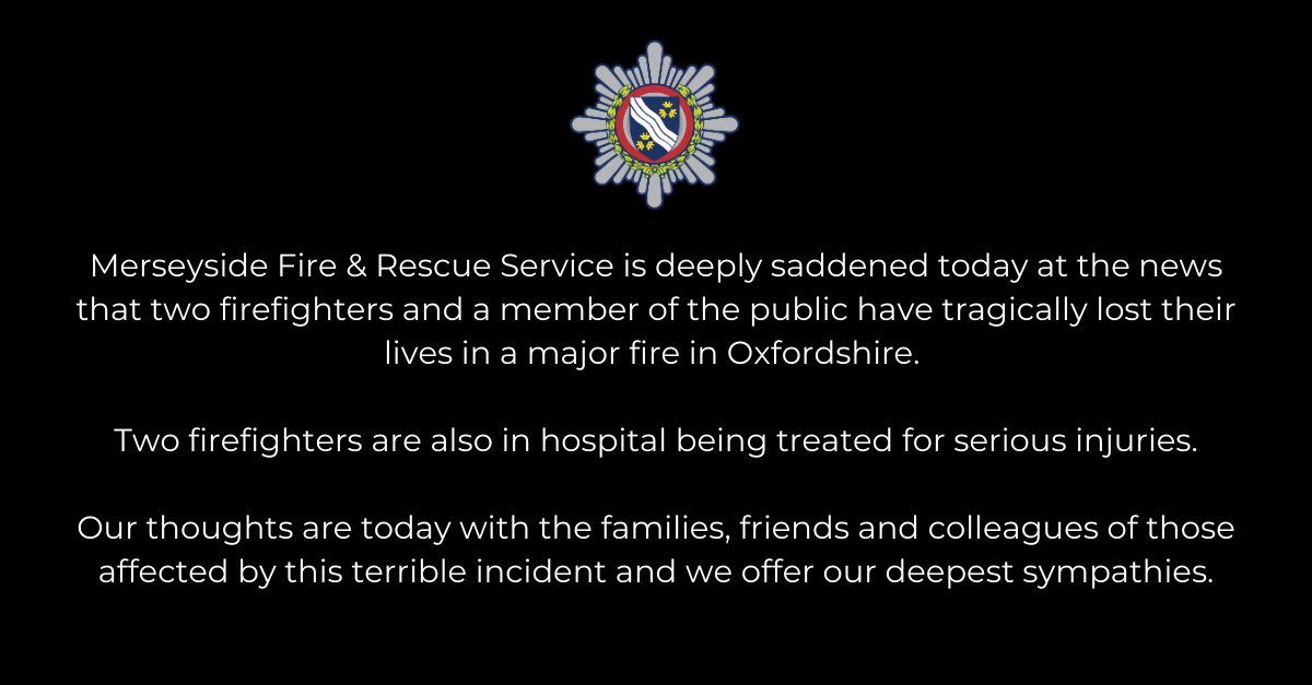 Our thoughts are with the families, friends and colleagues of those affected by this terrible incident.