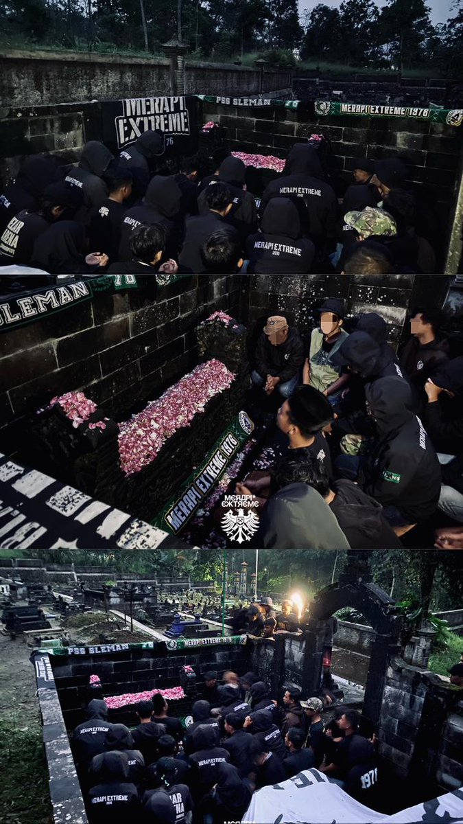 Jika memang ini akhir musim pahit ajarkan kami cara untuk setia ,, jika akhirnya kita harus menangis bersama ajarkan kami tetap kuat melewatinya dan jika kita terpaksa harus jatuh ajarkan caranya untuk bangkit

Ziarah dan doa bersama di makam mbah marijan  ,, akhir musim 2025