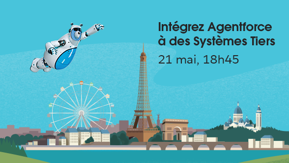 🇫🇷 De passage à Paris la semaine prochaine pour un meetup suivi de l'#Agentforce #WorldTour.
Le 21 mai à 18h45, je présenterai aux devs et architectes comment intégrer Agentforce à des systèmes tiers.
Meetup:
trailblazercommunitygroups.com/events/details…
World Tour:
salesforce.com/fr/events/pari…