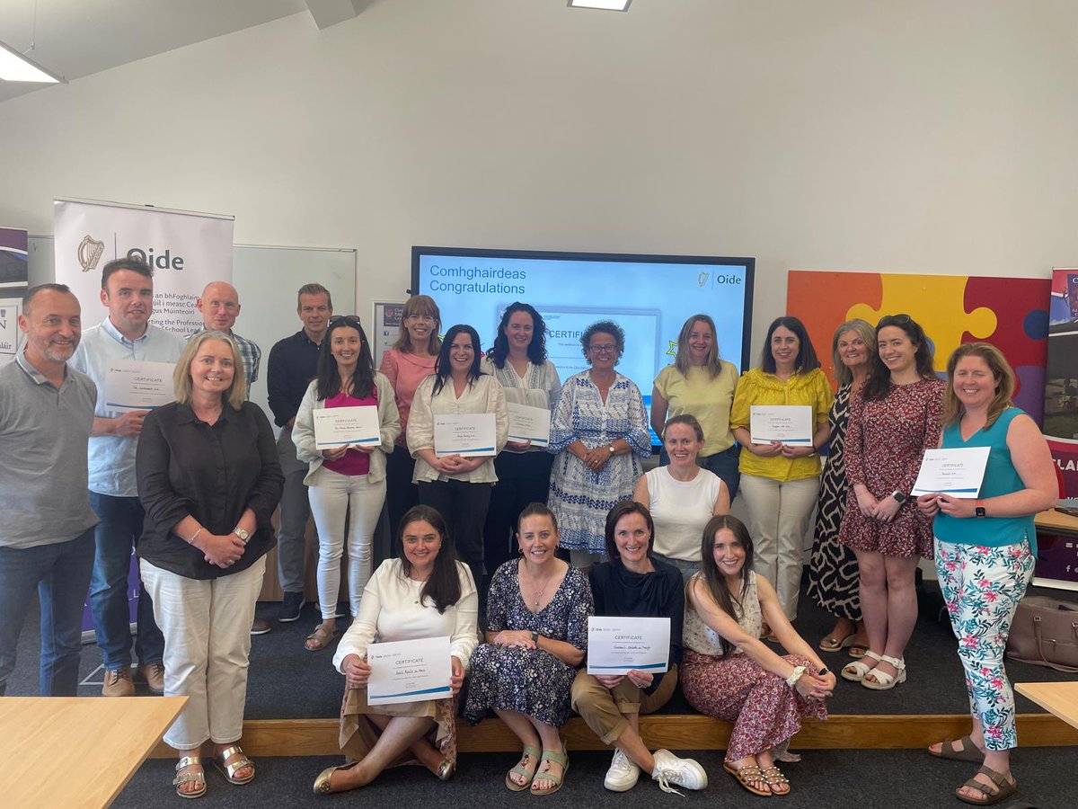 What a privilege it was to witness the leadership learnings and leadership journey of primary schools at our Celebration Day. Realising their capacity and potential and hearing the impact on the whole staff resulting from their participation on the Forbairt programme was powerful