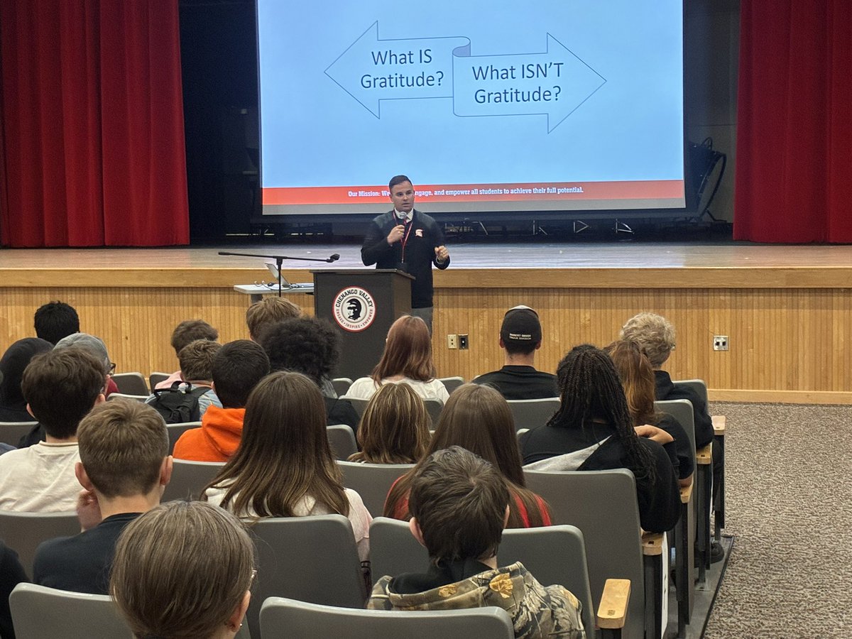 MS Wellness Day - key note speaker Dr Larry Dake Superintendent amazing day!!