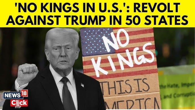 PetRep's tweet image. #June14Protest
The Resistance is strong and growing. Hundreds of thousands of Americans  are turning out to demand our democracy back and loudly rejecting Trump’s  quasi-dictatorship. robertreich.substack.com/p/notes-from-t…