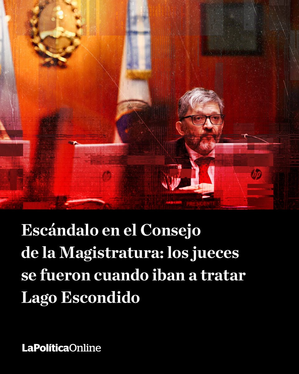 🔴 Dejaron sin quórum la sesión de la comisión de disciplina, que no pudo sesionar. Iban a tratar el caso de dádivas por el viaje de jueces a la mansión de Joe Lewis. El legajo prescribe en septiembre. lapoliticaonline.info/4jS0kh3