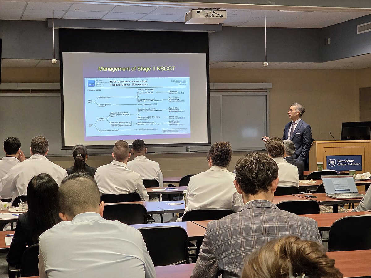 PSH_Urology's tweet image. We&apos;re excited to start our Friday with an insightful lecture from Dr. Daneshmand, our summer Visiting Professor! His expertise on &quot;Modern Management Stage II germ cell tumors&quot; is a valuable learning experience for our faculty, residents, APPs, and staff. 
#PSHUROLOGY #Oncology