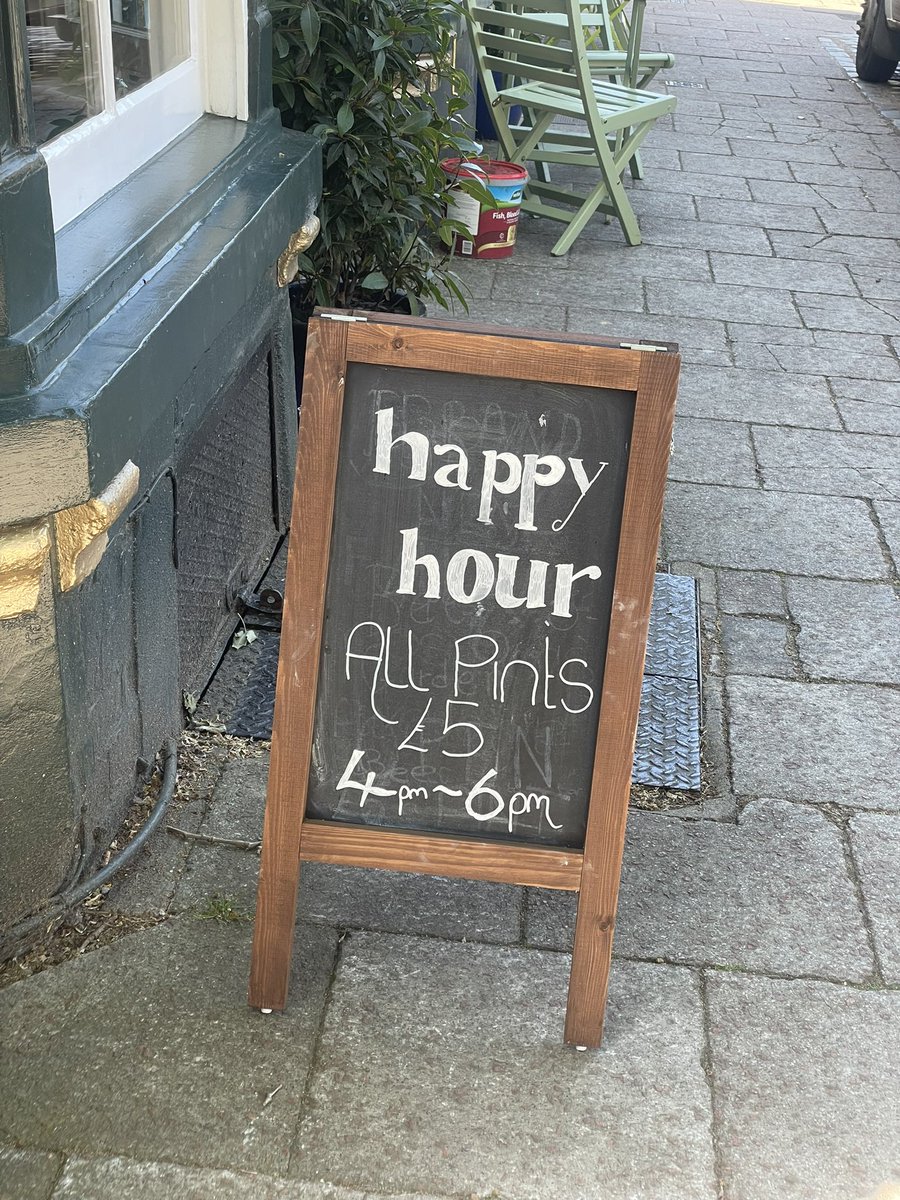 Fiver pints counting as ‘happy hour’ now! Get to fuck…