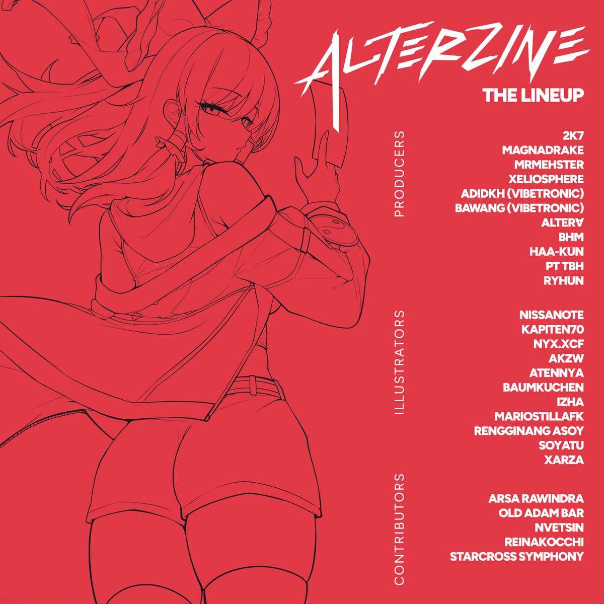 [ALTERZINE #01]

Preorder season starts from May 16 to 22, 2025. Make your way there to grab it at a sweet special price!

#ComifuroXX #CFXX #comifuro20catalogue #ComicFrontier

PREORDER LINK 👇
linktr.ee/altersynth