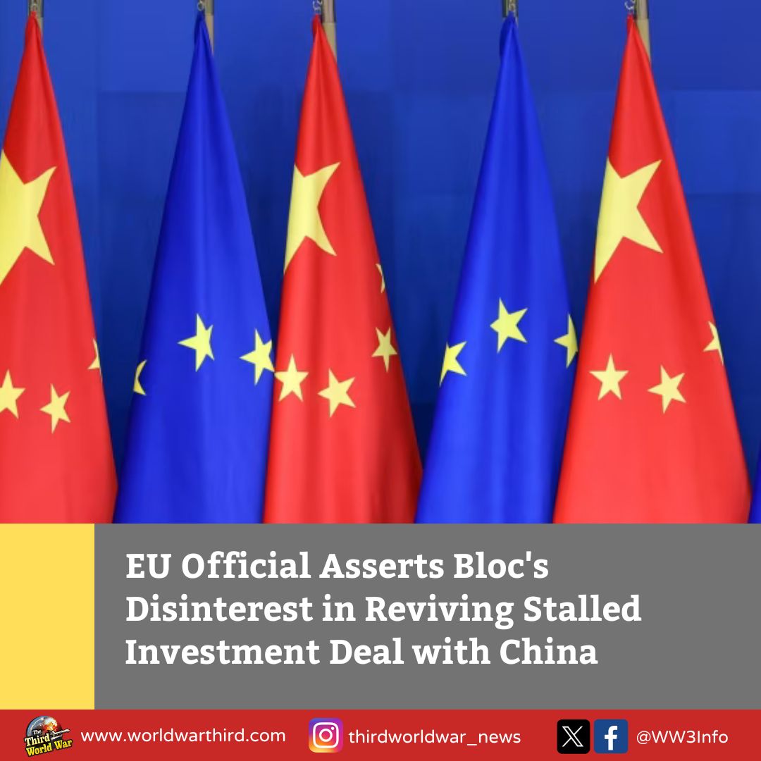 #WorldWar3: EU rules out reviving the suspended #EUChina investment deal, citing major unresolved differences. EU official Marjut Hannonen confirmed no plans to resume talks. The move comes as US-China reach a preliminary #TradeDeal, making the EU’s stance more striking.