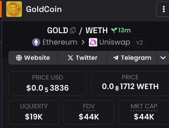 goldcoin_eth's tweet photo. Vitalik's dream $GOLD https://t.co/YcuQmMOJJ3
