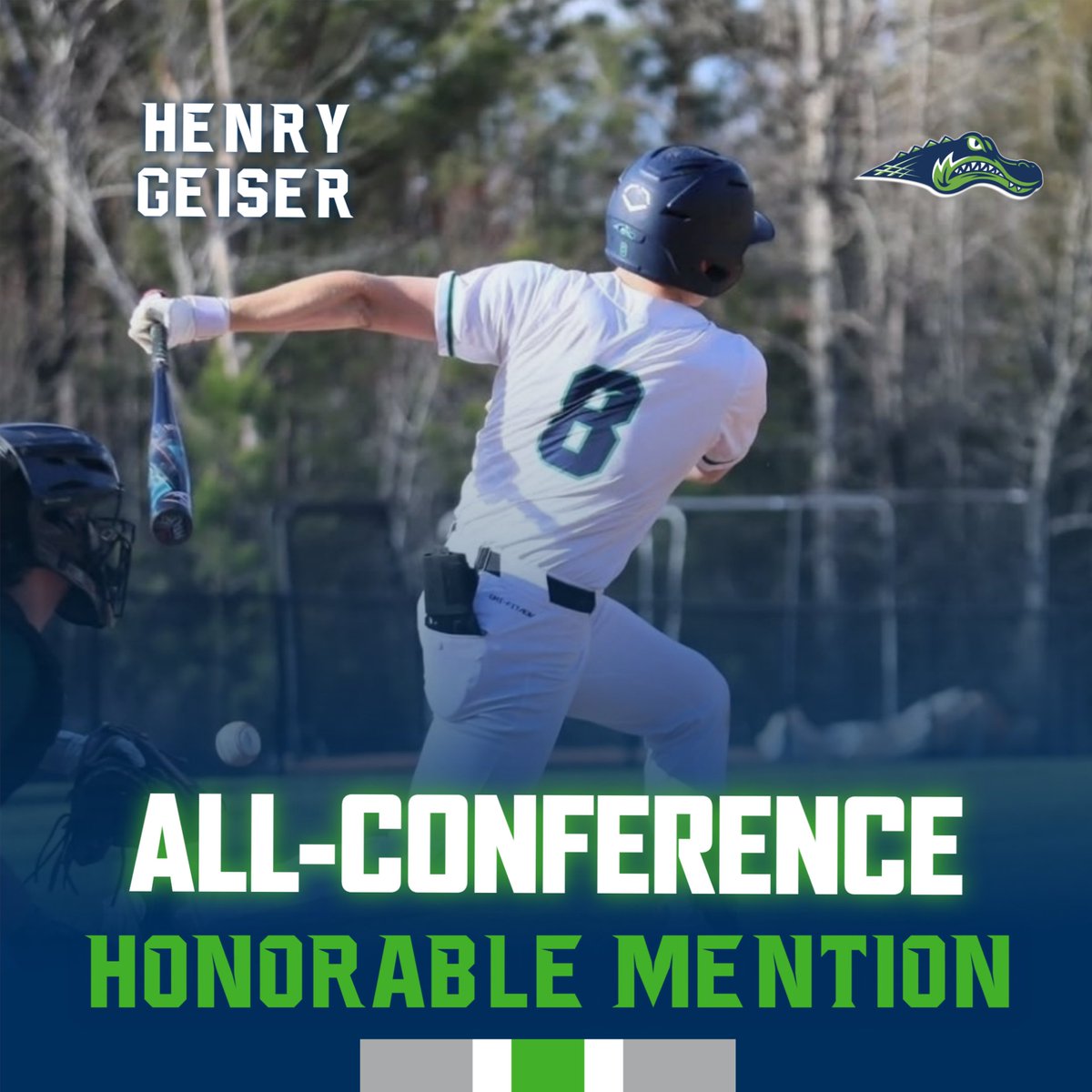 G_L_ATHLETICS's tweet photo. Congrats to Luke Talley for being named to the 2025 All-Conference team, and Henry Geiser being voted Honorable Mention! #SWACtion #ChompCity https://t.co/VmOJquRwgL
