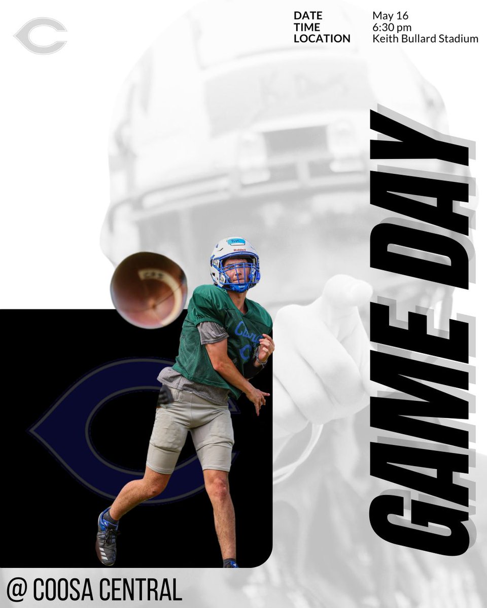 ‼️GAME DAY‼️

Today, our football team travels to take on Coosa Central. We look forward to seeing these guys put together everything we’ve learned the past two weeks. Come out to support and go Tigers!