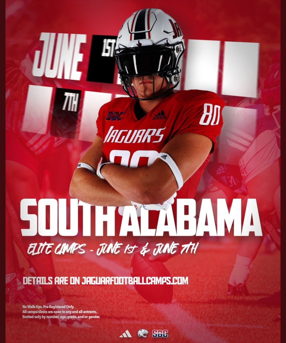 Cole Boyd 3⭐️ QB 2027 TX (@cole_boyd2027) on Twitter photo I appreciate the invite by <a href="/amburkett64/">Andrew Burkett</a> to the <a href="/SouthAlabamaFB/">South Alabama Football 🏈</a> camp‼️ Looking forward to it.
<a href="/CalvinLDavis3/">Calvin L. Davis</a> <a href="/CoachZBirdwell/">Zach Birdwell</a>
<a href="/Coach_RickSmith/">Rickey smith</a> <a href="/CoachColeWills/">Cole Wills</a> <a href="/TiogaAthletics/">Tioga Athletics</a>
@ClubTioga <a href="/PrepRedzoneTX/">Prep Redzone Texas</a> <a href="/QBHitList/">QBHitList.com</a>
<a href="/On3Recruits/">On3 Recruits</a> <a href="/dctf/">Dave Campbell's Texas Football — TexasFootball.com</a> <a href="/PierceHull43/">Pierce Hull</a>
<a href="/Elite11/">Elite11</a> <a href="/ScottRapp17/">Scott Rapp</a> <a href="/CoachRuggles/">Coach Ruggles</a> I appreciate the invite by <a href="/amburkett64/">Andrew Burkett</a> to the <a href="/SouthAlabamaFB/">South Alabama Football 🏈</a> camp‼️ Looking forward to it.
<a href="/CalvinLDavis3/">Calvin L. Davis</a> <a href="/CoachZBirdwell/">Zach Birdwell</a>
<a href="/Coach_RickSmith/">Rickey smith</a> <a href="/CoachColeWills/">Cole Wills</a> <a href="/TiogaAthletics/">Tioga Athletics</a>
@ClubTioga <a href="/PrepRedzoneTX/">Prep Redzone Texas</a> <a href="/QBHitList/">QBHitList.com</a>
<a href="/On3Recruits/">On3 Recruits</a> <a href="/dctf/">Dave Campbell's Texas Football — TexasFootball.com</a> <a href="/PierceHull43/">Pierce Hull</a>
<a href="/Elite11/">Elite11</a> <a href="/ScottRapp17/">Scott Rapp</a> <a href="/CoachRuggles/">Coach Ruggles</a>
