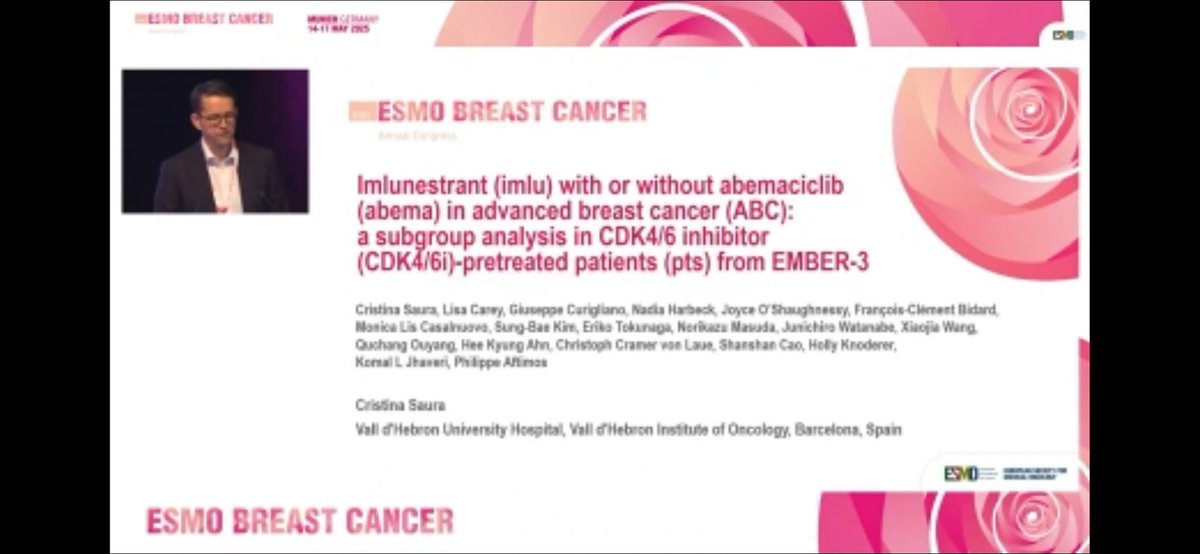 stage4kelly's tweet photo. Nick Turner sums up what we learned here about MBC, starting with EMBER3 #ESMOBreast25 https://t.co/3oArV62ySC