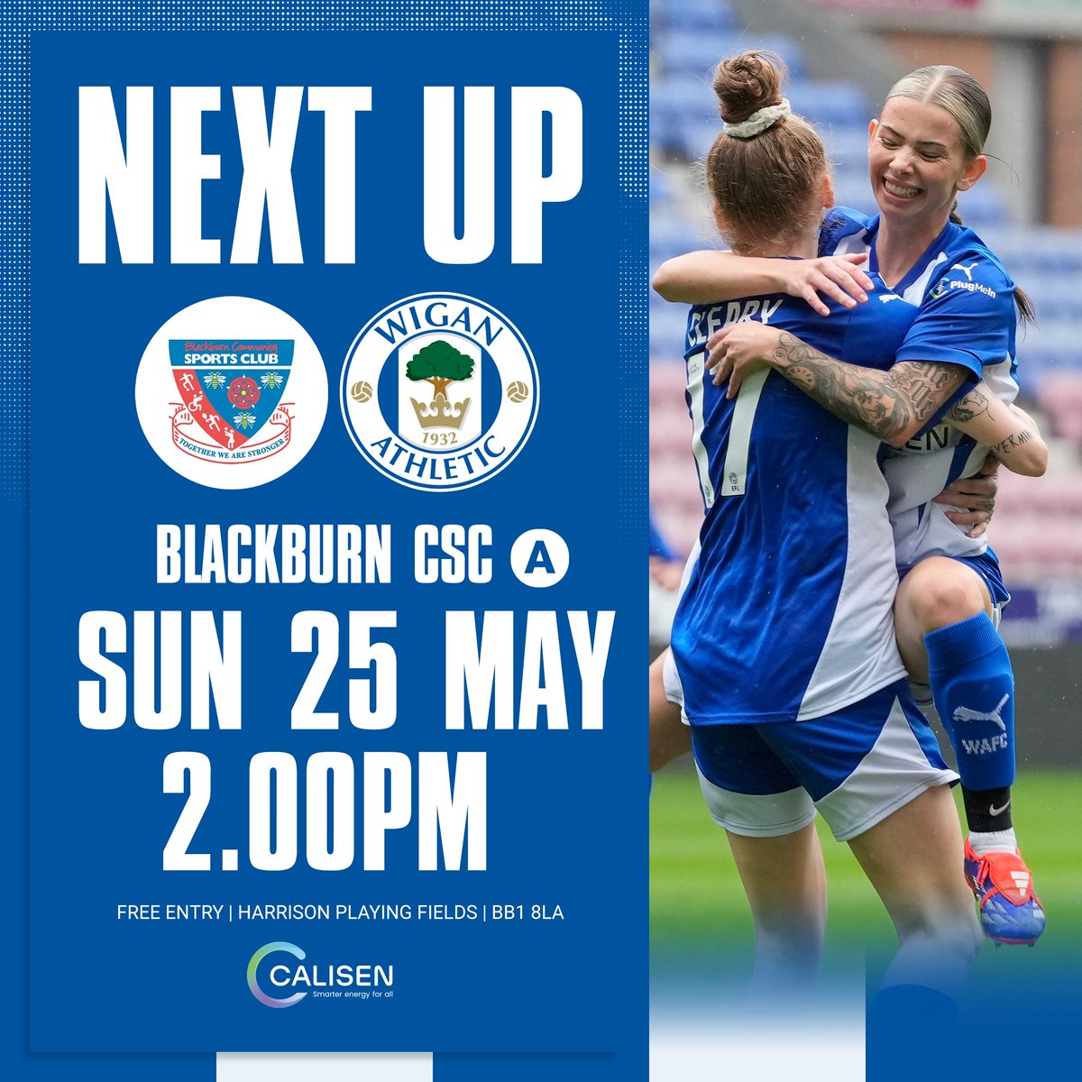 One final fixture to end the season! 💪

#wafc 🔵⚪️