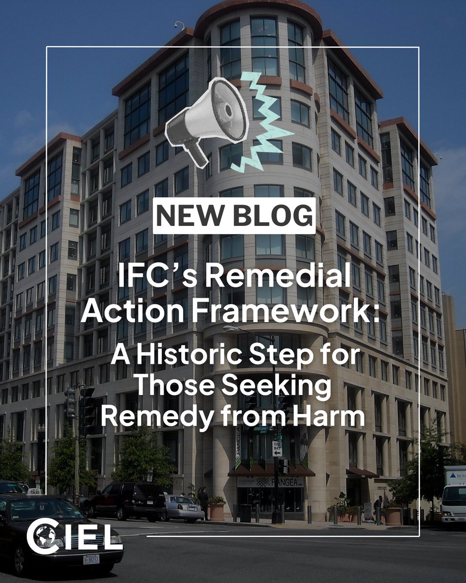 🆕👉 bit.ly/4mdXwwp

Read our blog to learn:

✅ how advocacy pushed the <a href="/IFC_org/">IFC</a> to adopt a historic policy to provide #remedy when the projects it finances cause harm

✅ what this means for affected communities and the future of #accountability at #development banks