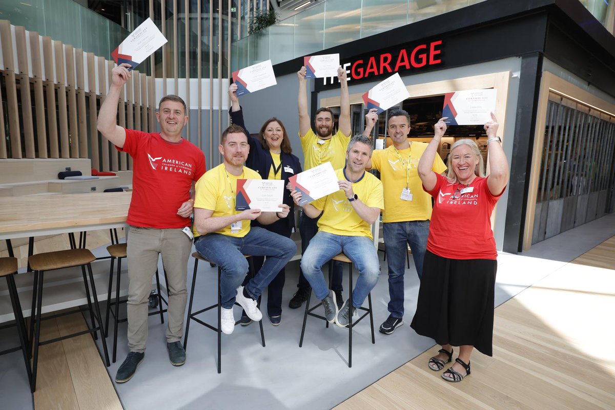 AmericanChamber's tweet image. Our last proposal of the day is from Rayvolution!

Their proposal centres around the creation of a government-backed initiative, similar to the cycle to work scheme, to enable to increased rollout of solar power in Ireland.

#AmChamLeaders #AmChamHackers