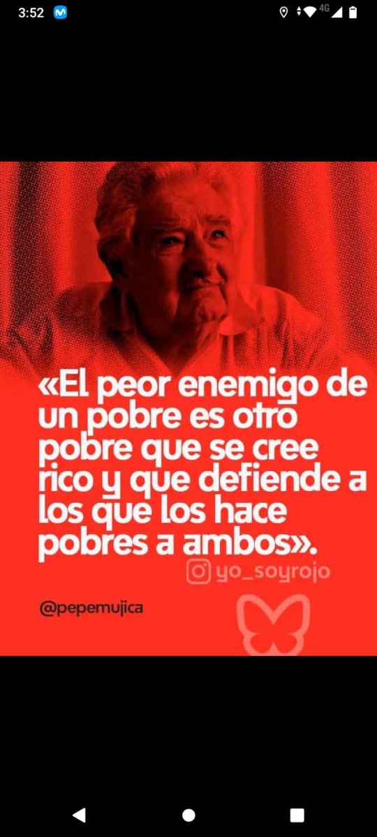 Buen día cumpas! 
Una genialidad del #PepeMujica