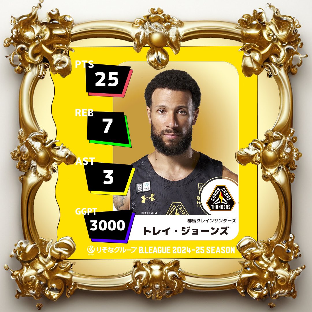 BLGGamexGame's tweet photo. 🏆明日はいよいよセミファイナル🏆

ここでクォーターファイナルで活躍した各ポジションGGPTトップの5選手をおさらい❗️

PG: 藤井祐眞 #群馬クレ���ンサンダーズ 
SG: デイビッド・ヌワバ #三遠ネオフェニックス 
SF:トレイ・ジョーンズ #群馬クレインサンダーズ 
PF：ヴィック・ロー #琉球ゴールデンキングス
C:ジョン・ムーニー #千葉ジェッツ 

勝利チームや活躍する選手を
 #ゲームゲーム で予想しよう！ 

https://t.co/a8064raQAa 
#Bリーグ #りそなグループ
#Bリーグチャンピオンシップ