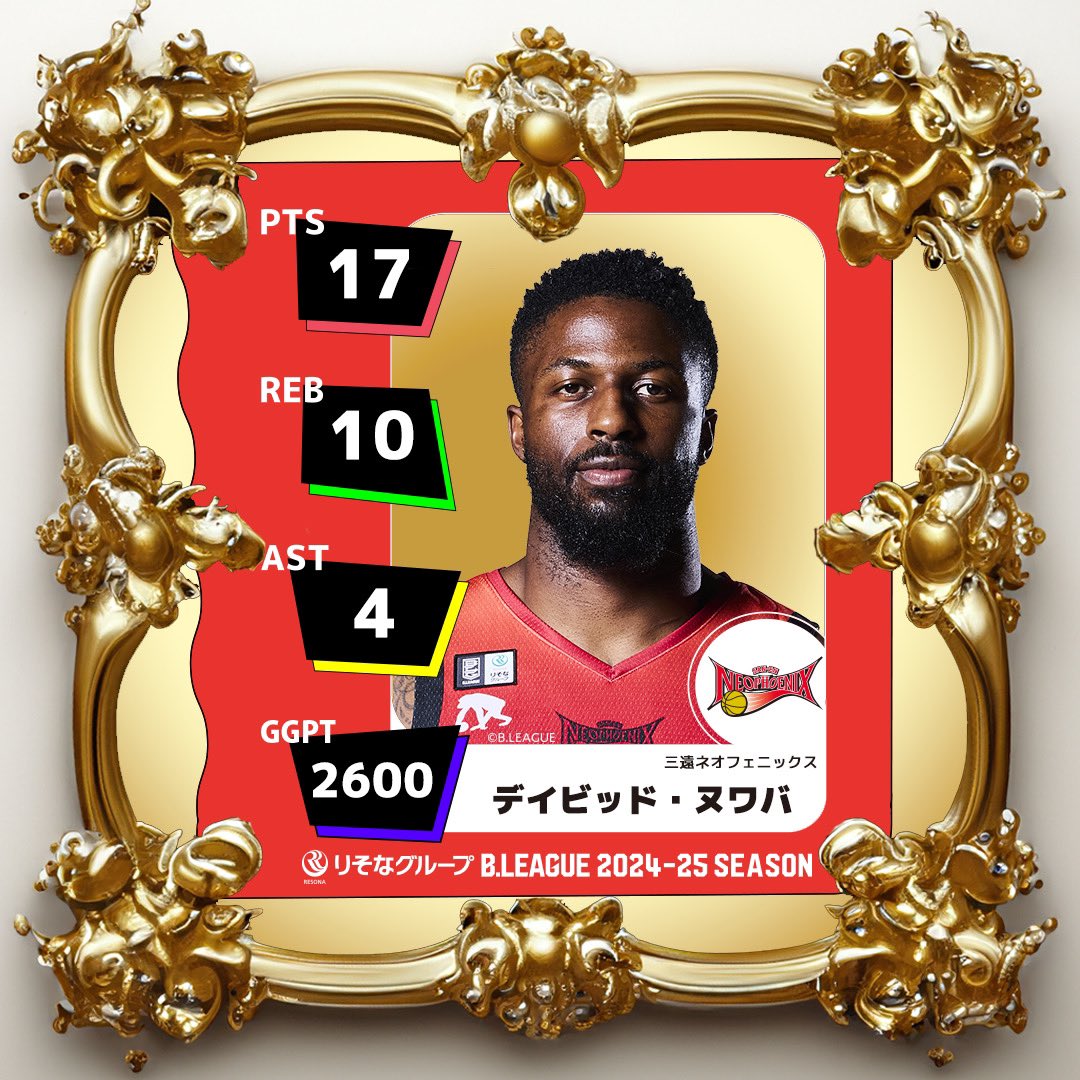 BLGGamexGame's tweet photo. 🏆明日はいよいよセミファイナル🏆

ここでクォーターファイナルで活躍した各ポジションGGPTトップの5選手をおさらい❗️

PG: 藤井祐眞 #群馬クレ���ンサンダーズ 
SG: デイビッド・ヌワバ #三遠ネオフェニックス 
SF:トレイ・ジョーンズ #群馬クレインサンダーズ 
PF：ヴィック・ロー #琉球ゴールデンキングス
C:ジョン・ムーニー #千葉ジェッツ 

勝利チームや活躍する選手を
 #ゲームゲーム で予想しよう！ 

https://t.co/a8064raQAa 
#Bリーグ #りそなグループ
#Bリーグチャンピオンシップ
