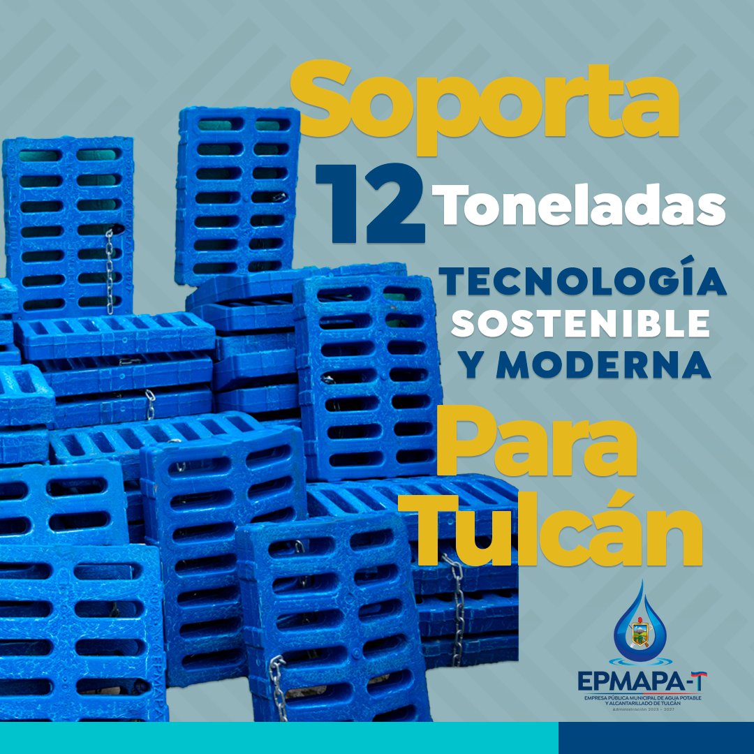 EpmapaT04's tweet photo. ¡#Tulcán innova para tu seguridad!
la EPMAPA-T ejecutan un plan moderno que combina tecnología, sostenibilidad y compromiso ciudadano, 72 #Rejillas de plástico reciclado de alta resistencia están siendo instaladas en puntos estratégicos. https://t.co/C4oLvtbFUM