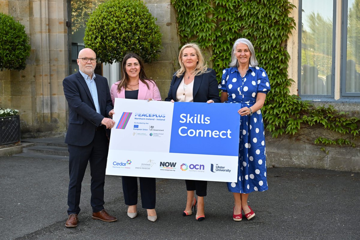 We were delighted to attend the official launch of the PEACEPLUS Skills Connect Programme. This is a transformative initiative designed to support 2,000 people with disabilities across Northern Ireland and the Republic of Ireland over the next four years. This initiative is a