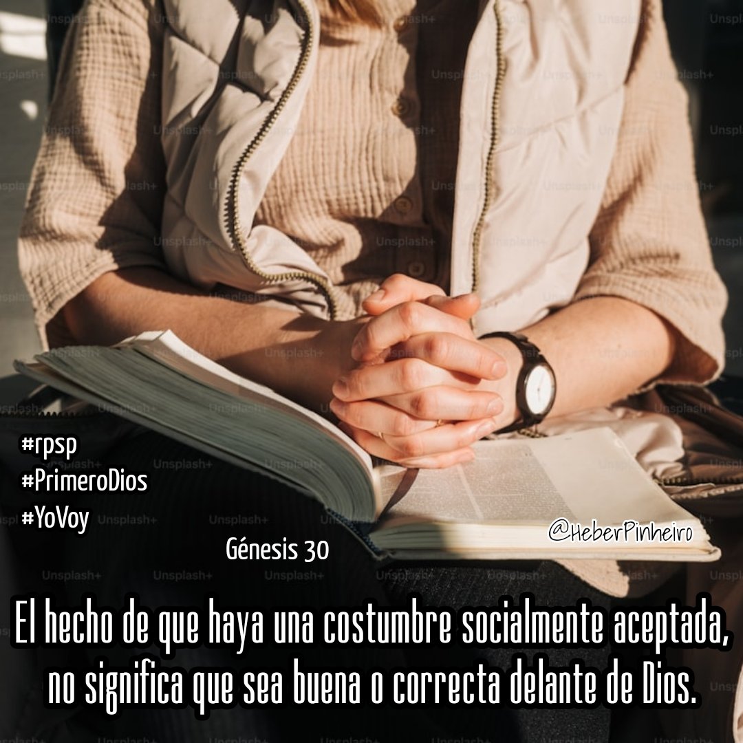 Gén30 Raquel y Lea se vieron trabadas en una competencia mala. Por tener más hijos que la otra, ambas dieron a Jacob sus siervas como concubinas. Jacob pudo haber sido sabio y no prestarse a aquello, aun cuando era una costumbre aprobada en ese tiempo #rpsp #PrimeroDios #YoVoy