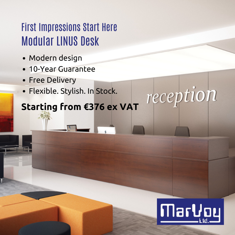 marvoyltd's tweet photo. 🛑 First Impressions Start Here
Modular LINUS Reception Desk
🚚 Free nationwide delivery
🛡️ 10-Year Guarantee
📍 In stock – Galway

💶 Starting from €376 ex VAT
🔗 Order now: https://t.co/0tI7Flt7W8

🔎 Explore full LINUS range: https://t.co/FU5BjmjbHF

#marvoy #officesupplies https://t.co/pBxrWM15Hu