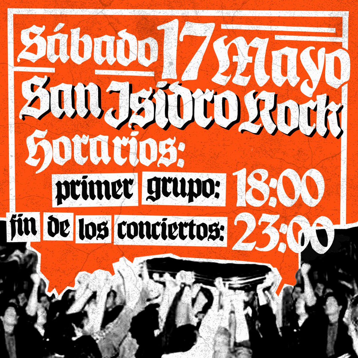 Los horarios de mañana, atentxs que empezaremos muy puntuales 🔥