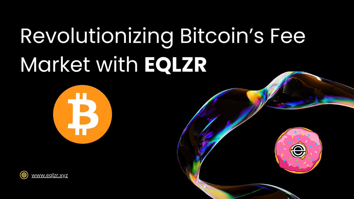0xeqlzr's tweet photo. ⛽ EQLZR’s GasFi transforms Bitcoin’s fee market! Hedge OP_RETURN-driven fee volatility & unlock new ROI via DeFi derivatives. Join the $6.9B fee market revolution! Investors, seize this yield. Read more: https://t.co/YZ5jAGdu4f Waitlist: https://t.co/OpxdQcmDJ2 #GasFi #DeFi https://t.co/ZtJizdMQIm