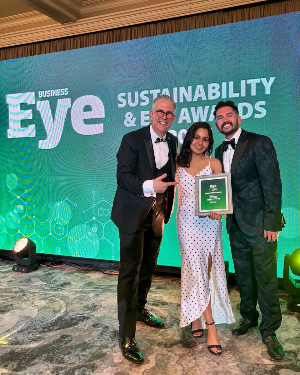 Fish City Belfast (@fishcitybelfast) on Twitter photo We're delighted to have been highly commended for Sustainable Food & Drink Company of the Year ๐ at the <a href="/BusinessEyeNI/">Ciara Donnelly</a> Sustainability & ESG Awards ๐ Thanks so much to Business Eye and the lovely <a href="/cullodenestate/">Culloden Estate &Spa</a> for a great night out ๐ #SESG25 We're delighted to have been highly commended for Sustainable Food & Drink Company of the Year ๐ at the <a href="/BusinessEyeNI/">Ciara Donnelly</a> Sustainability & ESG Awards ๐ Thanks so much to Business Eye and the lovely <a href="/cullodenestate/">Culloden Estate &Spa</a> for a great night out ๐ #SESG25
