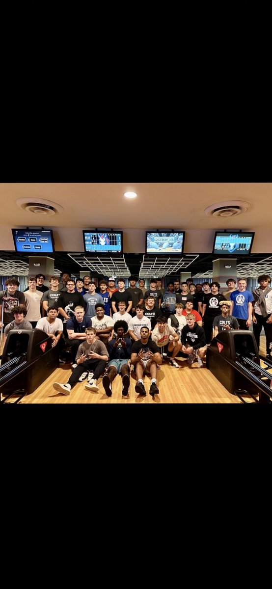 Awesome night together at Team bowling for the Colts Football Family!!