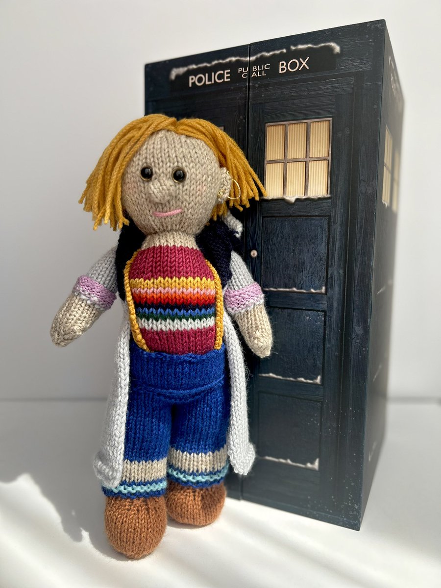Could cry I love her so much 🧶🥰 #knitting #thirteenthdoctor #DoctorWho