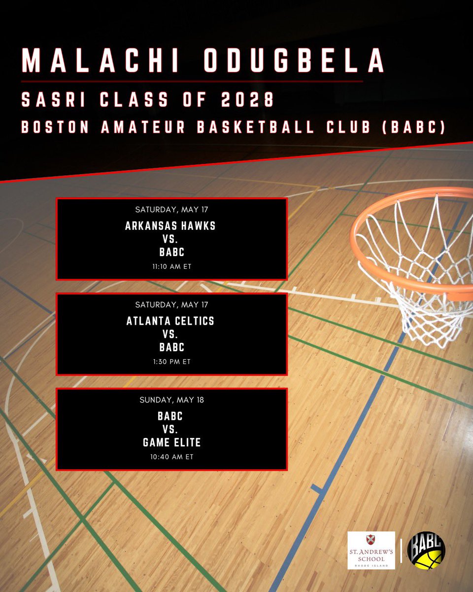Chance (@nochancenoway) on Twitter photo Coaches ! Check out , some of our guys this weekend. Across the country . <a href="/SASRIBoysHoops/">SASRIBoysPrepHoops</a> <a href="/CoachMikeHaggs/">Mike Haggerty</a> <a href="/SASRIAthletics/">St Andrew’s Athletics</a> ! Coaches ! Check out , some of our guys this weekend. Across the country . <a href="/SASRIBoysHoops/">SASRIBoysPrepHoops</a> <a href="/CoachMikeHaggs/">Mike Haggerty</a> <a href="/SASRIAthletics/">St Andrew’s Athletics</a> !