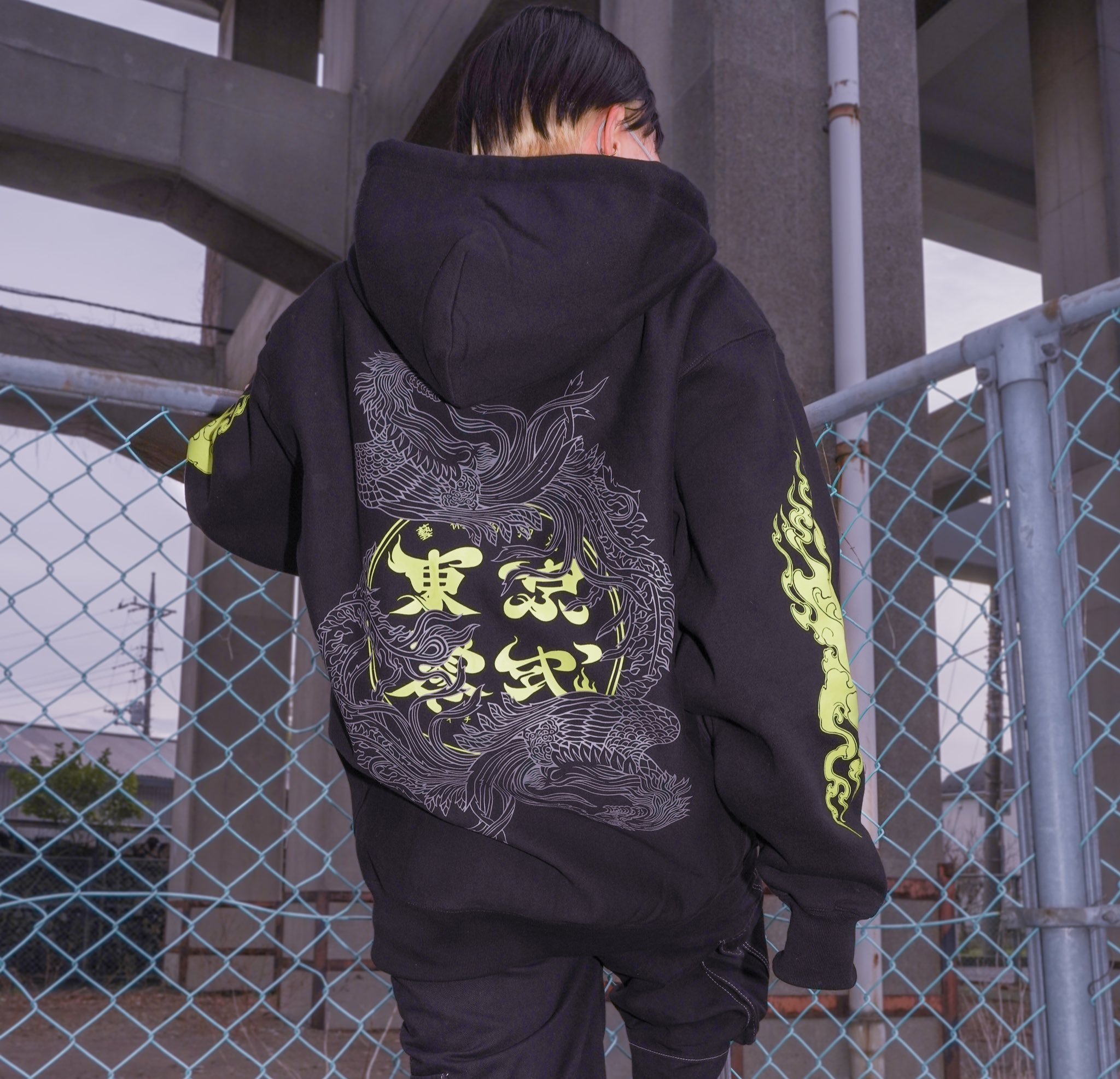 東京13零式 Hoodie Psycho卍 Blue 東京13零式 Hoodie Psycho卍 Blue
