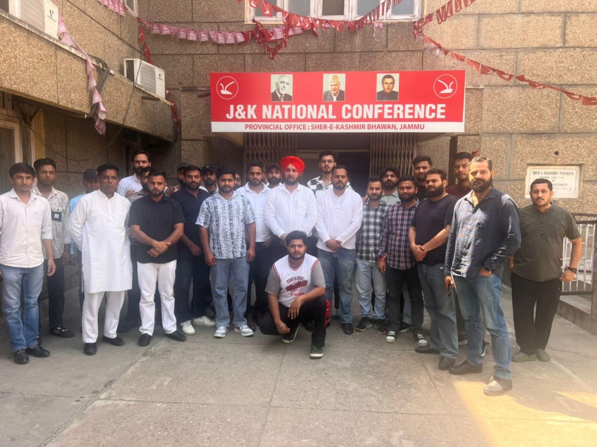 JKYNC (@yncjk) on Twitter photo Provincial President JKYNC Jammu <a href="/Tejinder013_NC/">Tejinderpal Singh(Aman)NC ੴ ☬ ੴ 🇮🇳</a> presided over a youth office bearers meeting and urged the cadre to work tirelessly on public issues, condemned terrorism and discussed support to shelling-affected families. He lauded the efforts of Omar Abdullah led govt. Provincial President JKYNC Jammu <a href="/Tejinder013_NC/">Tejinderpal Singh(Aman)NC ੴ ☬ ੴ 🇮🇳</a> presided over a youth office bearers meeting and urged the cadre to work tirelessly on public issues, condemned terrorism and discussed support to shelling-affected families. He lauded the efforts of Omar Abdullah led govt.