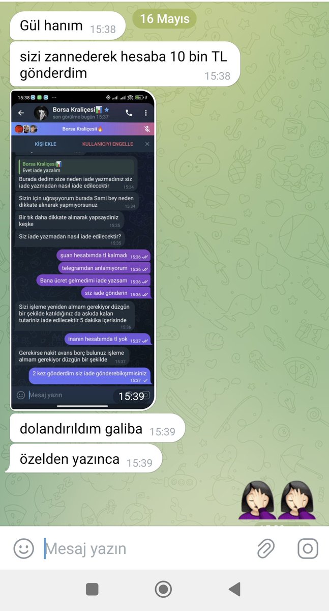#Arkadaşlar size özelden mesaj atılıyor ben değilim ben size mesaj atmam bunalra inanıp para göndermeyin lütfen ya   benim ücretli grubum yok ben sizden para talep etmem artık bunu öğrenin 😡