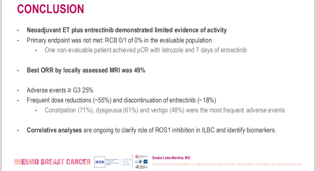 Soraia Lobo-Martins (@s_lobomartins) on Twitter photo Honoured to see our results in #ROSALINE trial featured by <a href="/RebeccaDSing/">Rebecca Dent</a> at the #ESMOBreast25 highlights in #early #breastcancer.
Growing interest in novel strategies for early #lobular BC!
Looking forward to the #REPLOT study in the advanced setting. Honoured to see our results in #ROSALINE trial featured by <a href="/RebeccaDSing/">Rebecca Dent</a> at the #ESMOBreast25 highlights in #early #breastcancer.
Growing interest in novel strategies for early #lobular BC!
Looking forward to the #REPLOT study in the advanced setting.