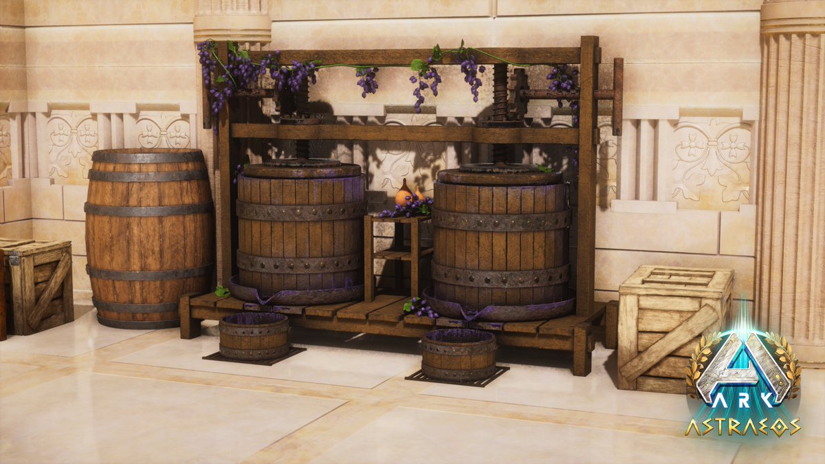 More skins for the Astraeos - Custom Cosmetics mod are still in the works.   

This is the upcoming Industrial Cooker skin ⭐️🍇
  
Made by <a href="/3Dcreep/">CREEP</a> 

<a href="/survivetheark/">ARK: Survival Ascended</a> <a href="/Nitrado_EN/">Nitrado in English 👾</a> #playARK #ArkSurvivalAscended