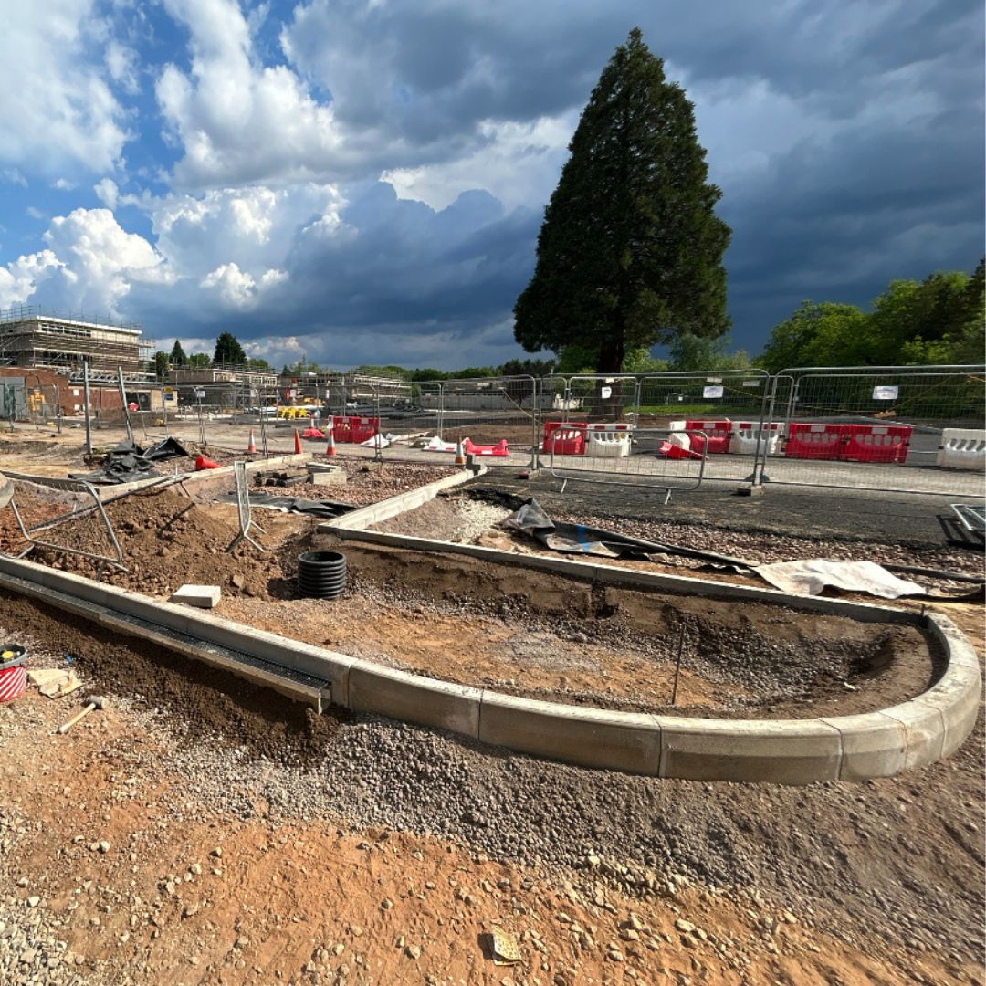Project Update 📢 Fresh aerials from Woodlands School show great progress on site, where we’re delivering the #groundworks package as part of #refurbishment works. 🏫🌱

#Cawarden