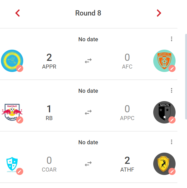 Some massive results!

Match day 8 sees  @AthleticFCTE pick up a 2-0 win over top of the table <a href="/CoastRangersTE/">Coast Rangers FC</a> away

All the hosts needed was a draw to win the title. Now Athletic FC have a chance to take the title on the last 2 days!