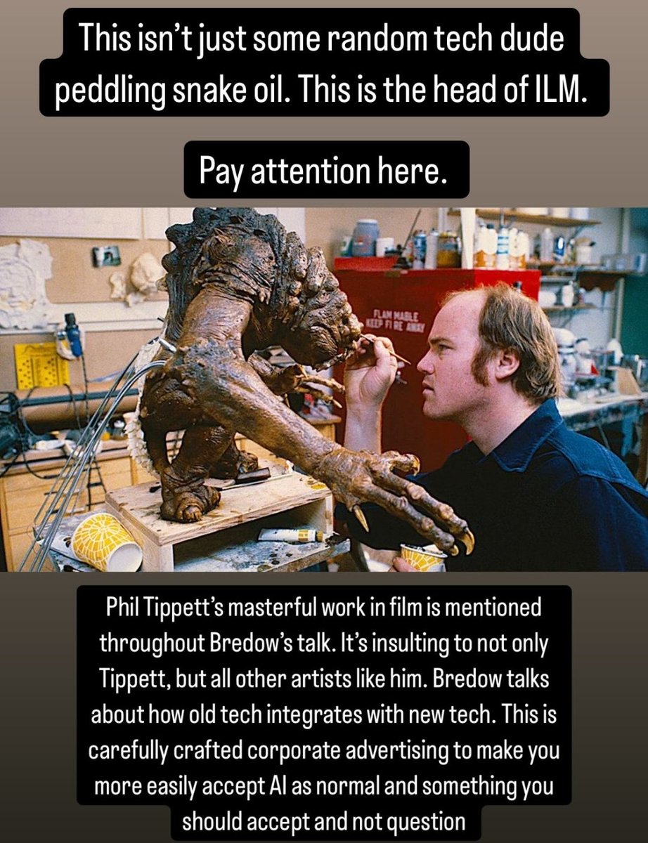 Repost from Plo Kool on Instagram. I am appalled by Rob's TED presentation. Things are looking very depressing if this is where ILM is headed..