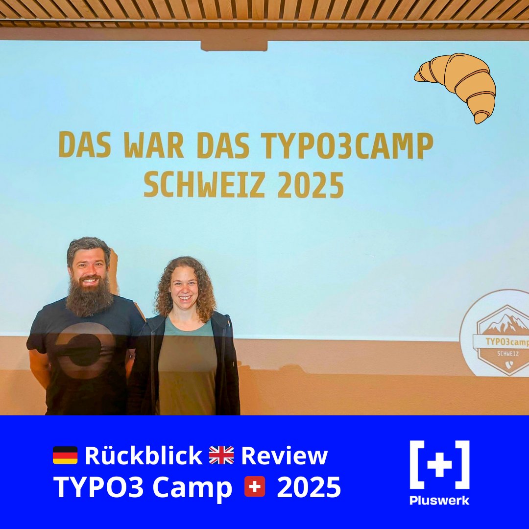 +Pluswerk AG (@pluswerkag) on Twitter photo TYPO3camp Switzerland 2025 ๐จ๐ญ
3 days of sun, sessions & ๐ฅ!
+Pluswerk CEO Jens Krumm shared insights on accessibility (with our memo in a bag) & SEO with Screaming Frog.
Full recap ๐ t1p.de/n8ua3
<a href="/t3cch/">TYPO3camp Schweiz</a> | #T3CCH25 #TYPO3 TYPO3camp Switzerland 2025 ๐จ๐ญ
3 days of sun, sessions & ๐ฅ!
+Pluswerk CEO Jens Krumm shared insights on accessibility (with our memo in a bag) & SEO with Screaming Frog.
Full recap ๐ t1p.de/n8ua3
<a href="/t3cch/">TYPO3camp Schweiz</a> | #T3CCH25 #TYPO3