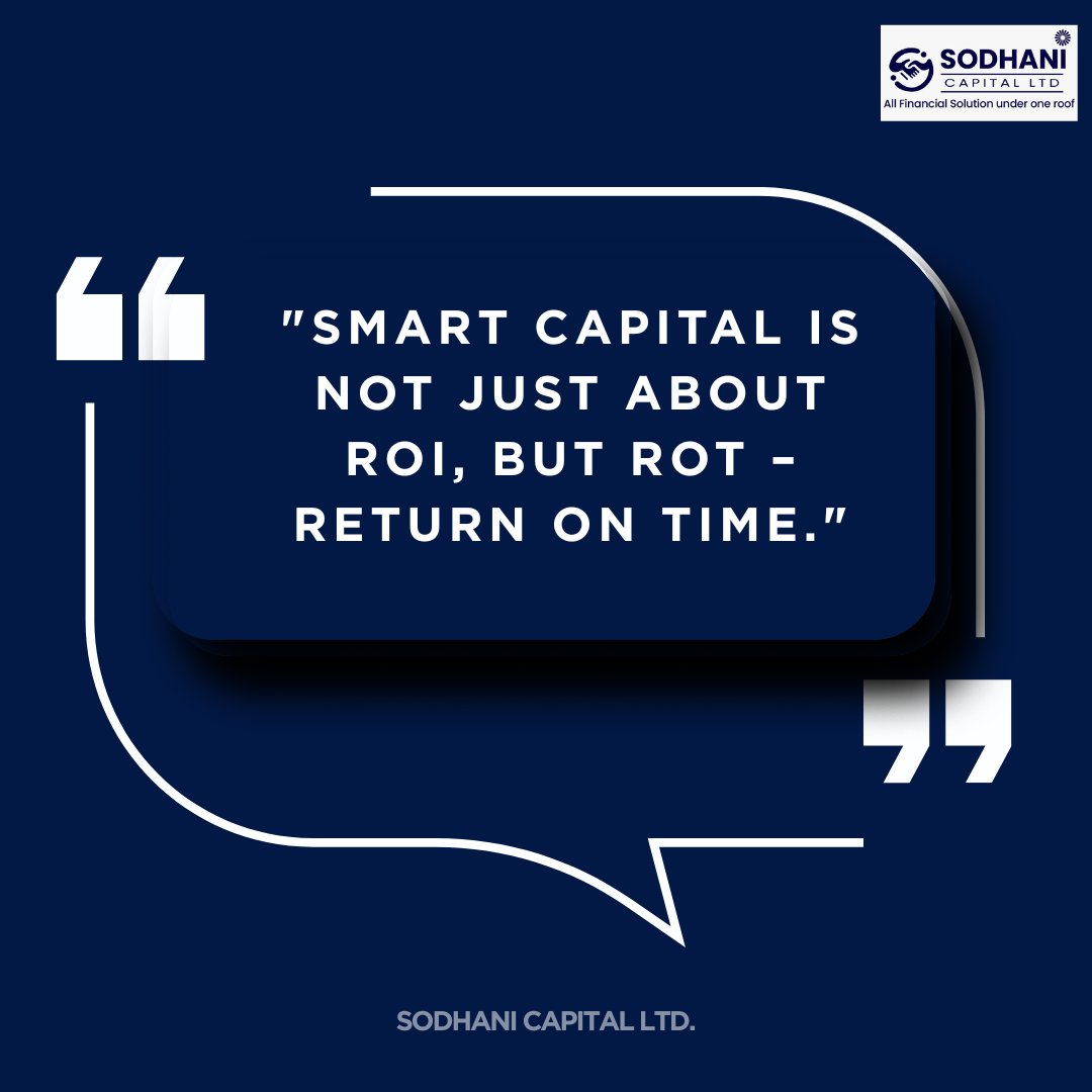 Sodhani_Invest's tweet photo. "Smart capital is not just about ROI, but ROT – Return on Time."

#Sodhanicapital 

#SmartInvesting, #ReturnOnTime, #TimeIsMoney, #InvestmentWisdom, #ROIMatters, #EfficientLiving, #WealthMindset, #BusinessStrategy, #ProductivityHacks, #FinancialIntelligence https://t.co/pETeVH7Leg