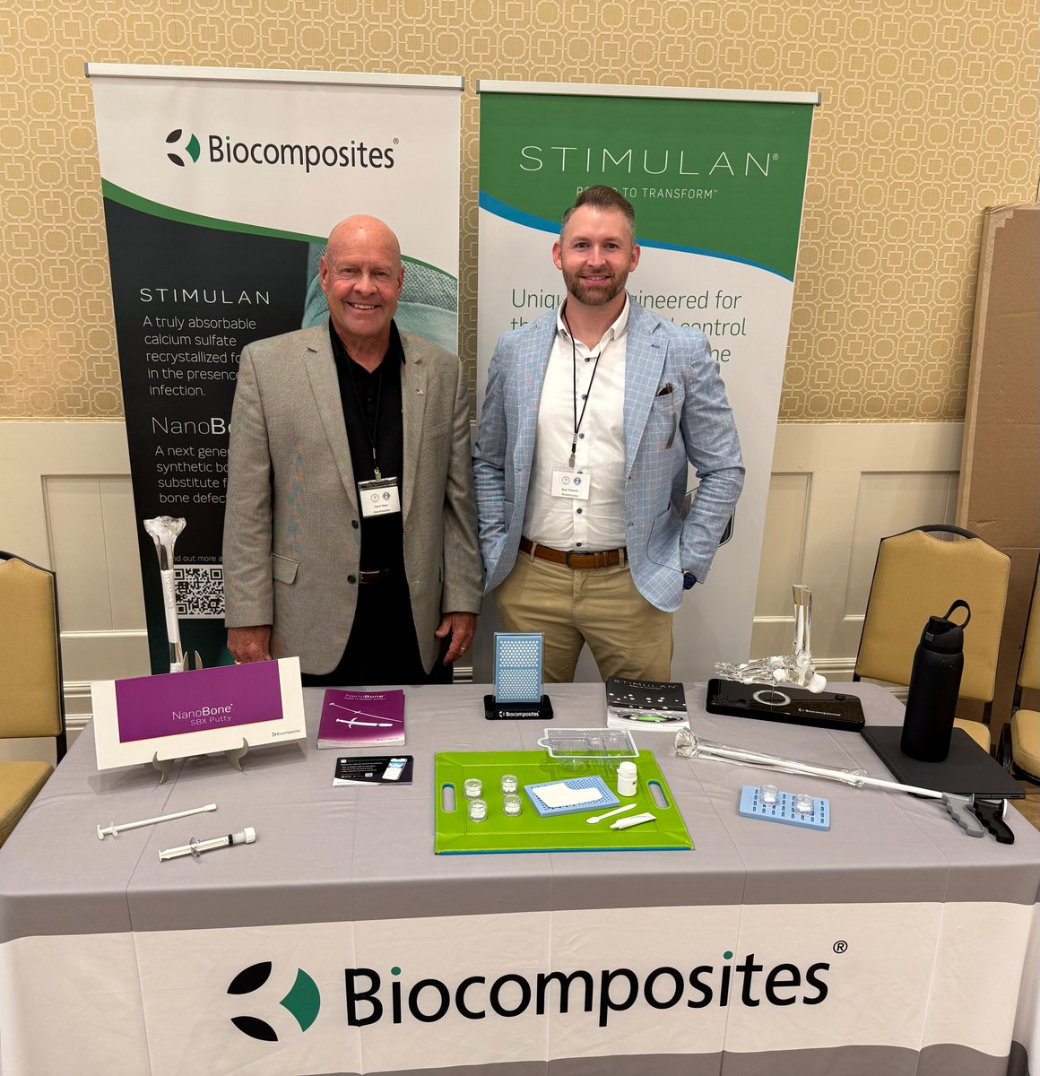 <a href="/Biocomposites1/">Biocomposites</a>  is thrilled to be at the 2025 AOS/MOA Annual Meeting in Destin, FL! Stop by and discover how our innovative products can make a difference in your cases!

#Biocomposites #AOSMOA2025 #Orthopaedics