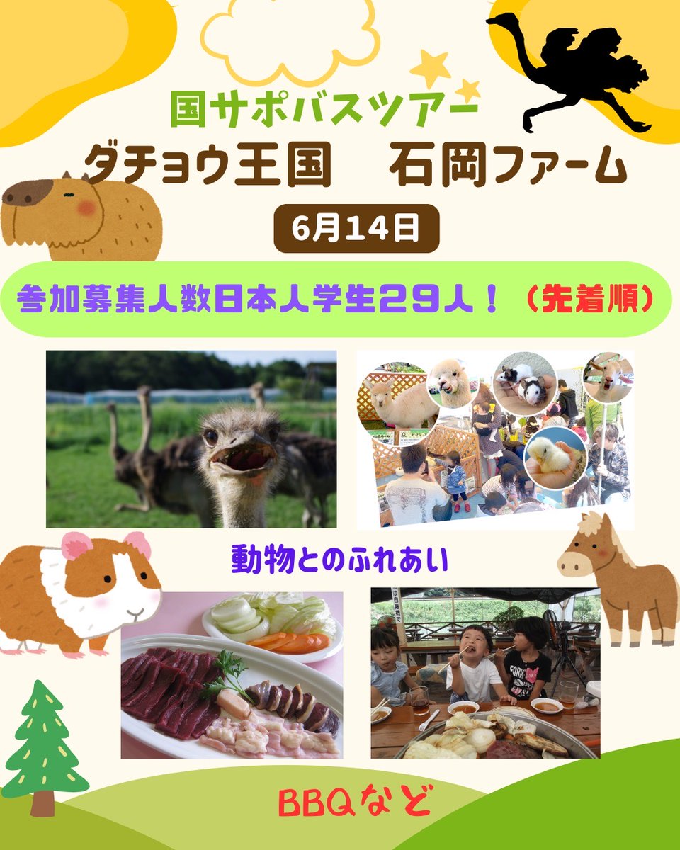 tokiwa_ics's tweet photo. 国サポでバスツアーに行きます！
参加費は2500円！（高いように見えますが、全部もろもろ込みでこれです！） https://t.co/b4yHlH7KiT